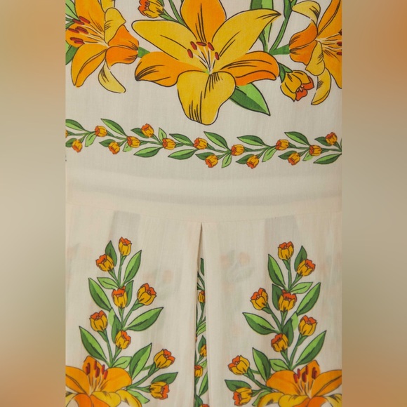 NWT Farm Rio Tropical Lightness Floral Cotton Maxi Dress Sundress M Medium - Picture 7 of 11